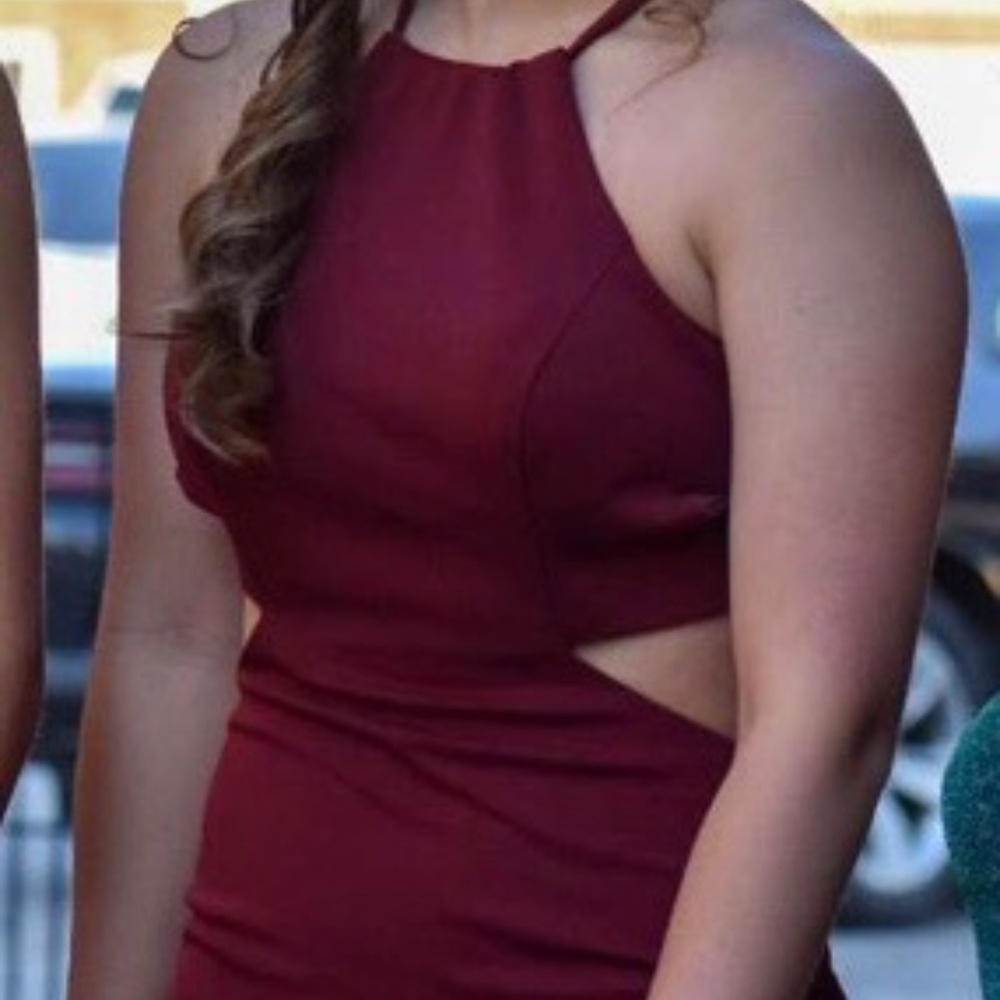 Burgundy Prom Dress